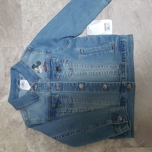 Mickey Mouse Jean Jacket. 2T. NWT.